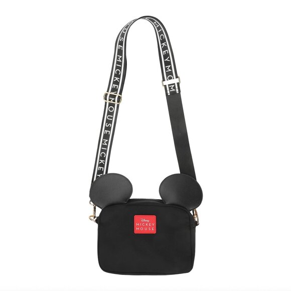 Disney Mickey Mouse Ears and Shorts Black Crossbody Purse - Picture 3 of 6